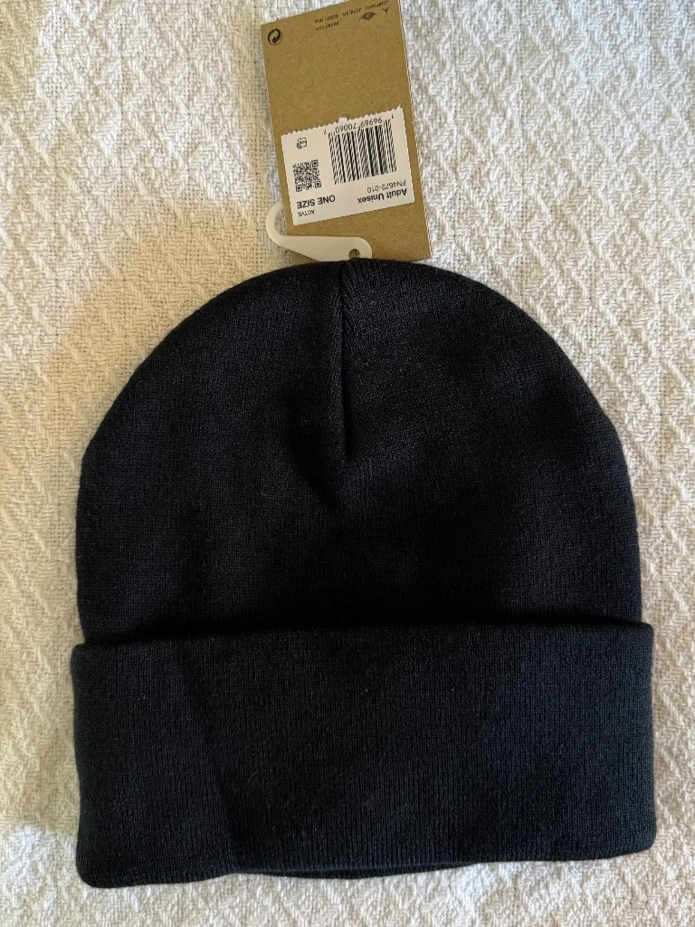 Jordan (Nike) Black Cuffed Ski Hat